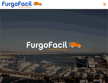 Tablet Screenshot of furgofacil.com